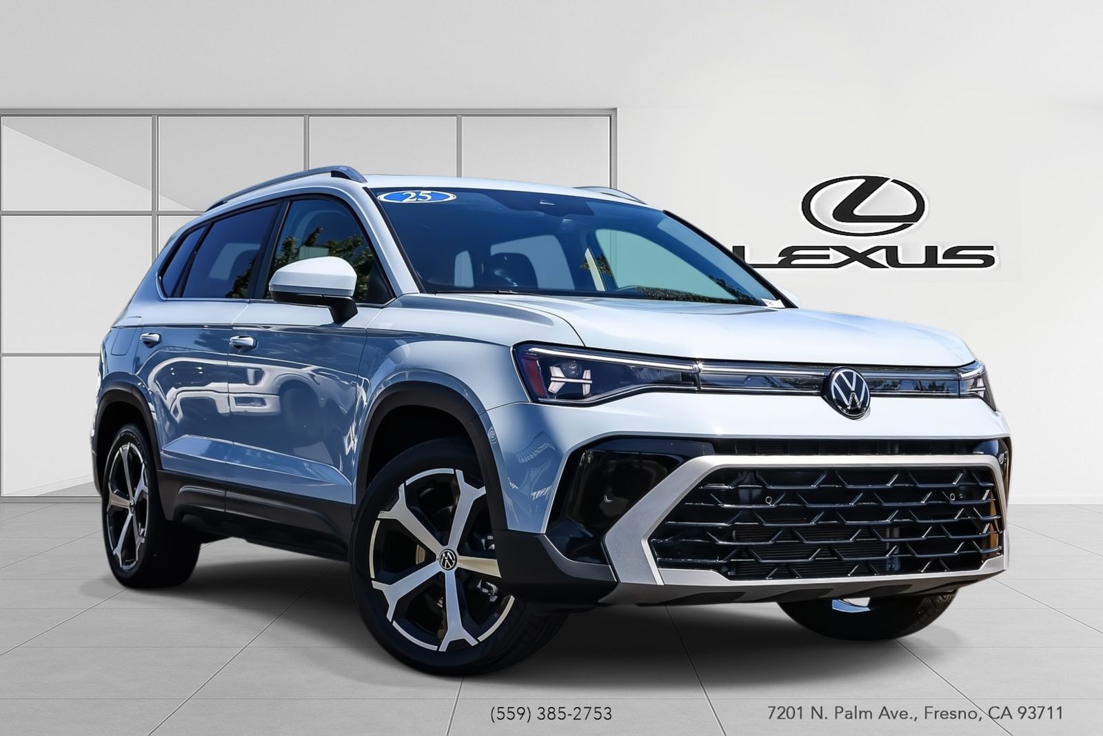 White 2025 Volkswagen Taos SUV / Crossover All-Wheel Drive 8-Speed Automatic