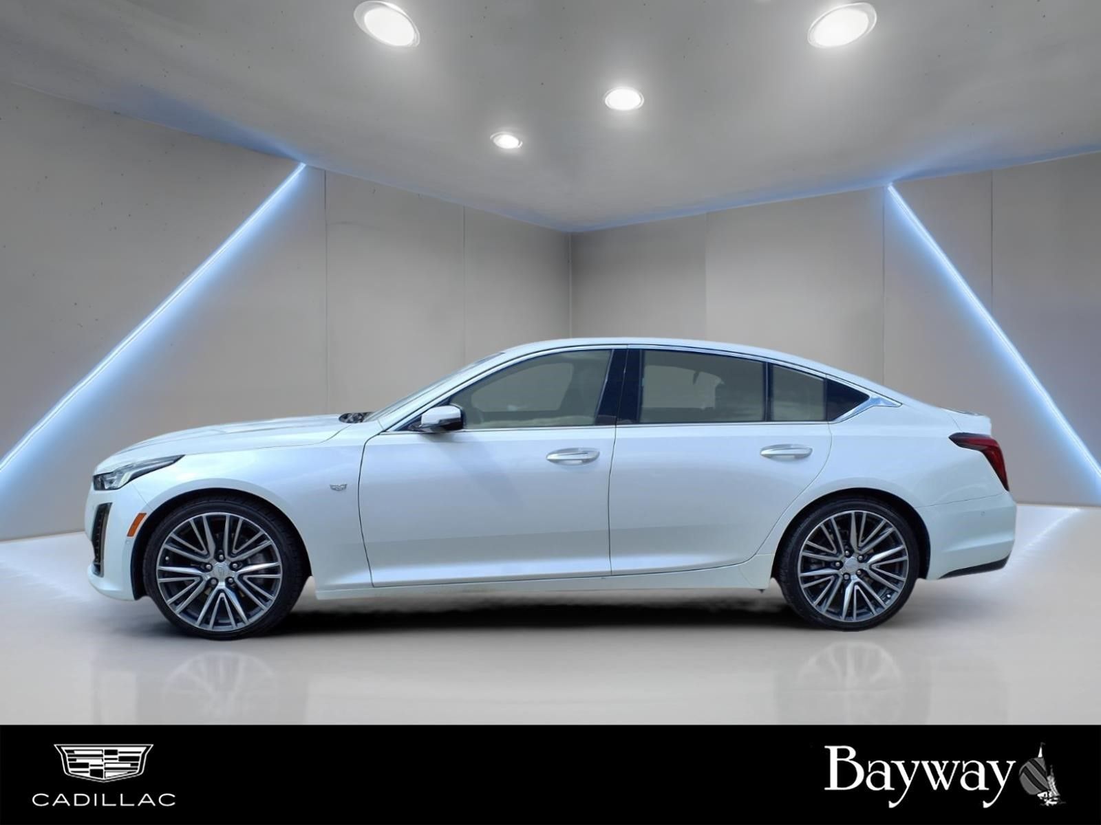 2023 Cadillac CT5 Premium Luxury White at Classic Chevrolet Galveston