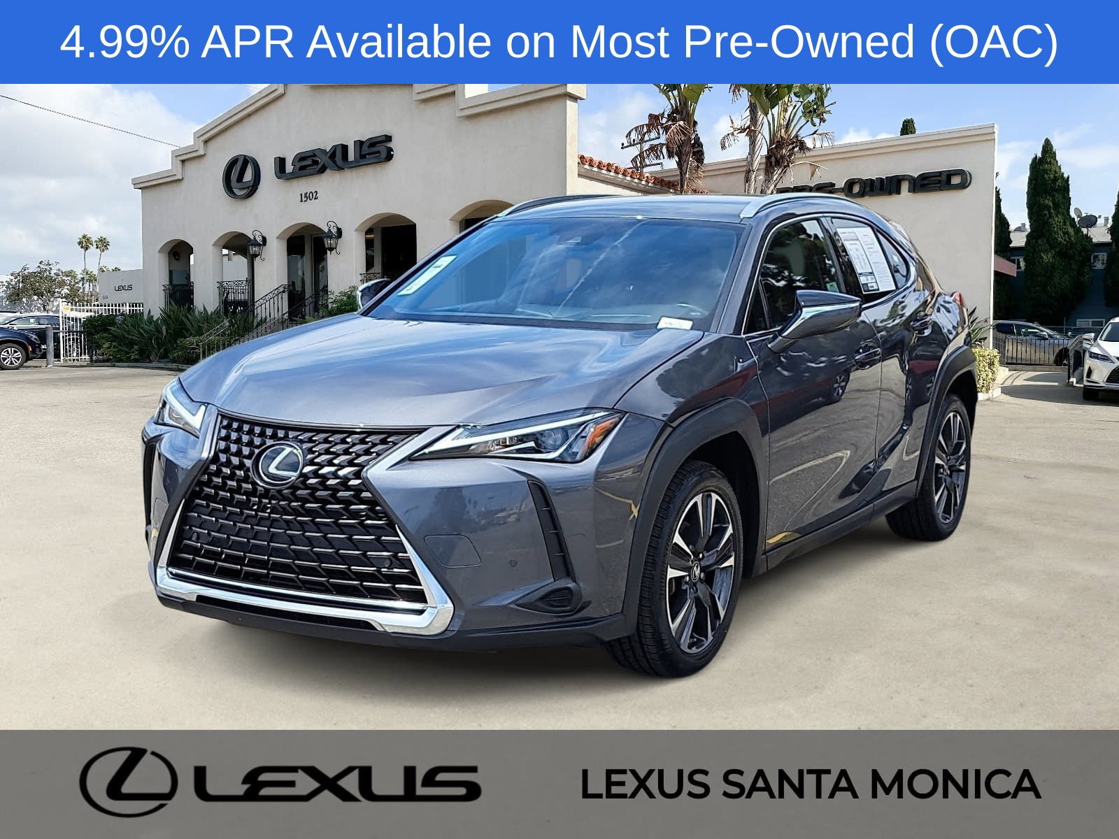Cloudburst Gray 2022 Lexus UX SUV / Crossover Front-Wheel Drive Continuously Variable Transmission