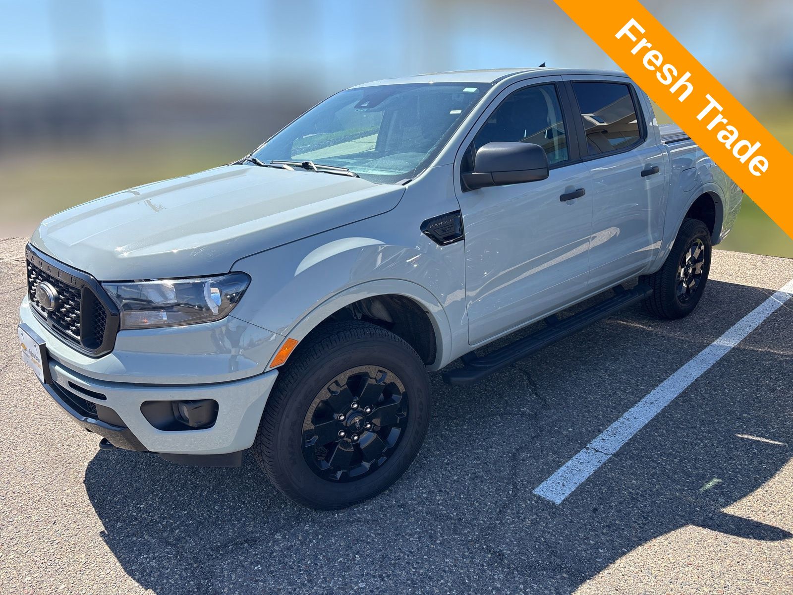 Cactus Gray 2023 Ford Ranger XLT SuperCrew 4WD Pickup Truck Four-Wheel Drive Automatic