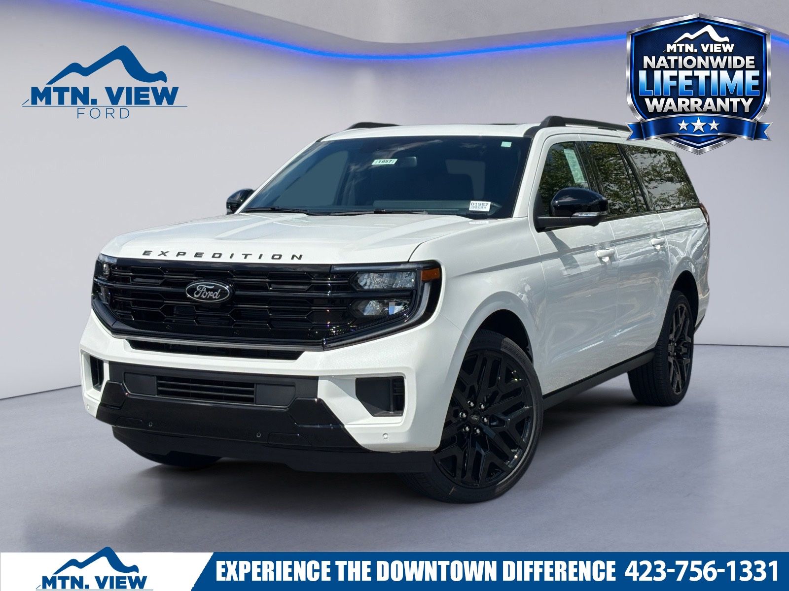 White Metallic 2026 Ford Expedition SUV / Crossover Four-Wheel Drive Automatic