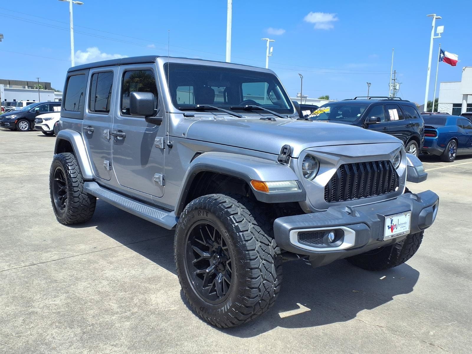 2018 Jeep Wrangler Unlimited Sahara Silver at Cook Ford