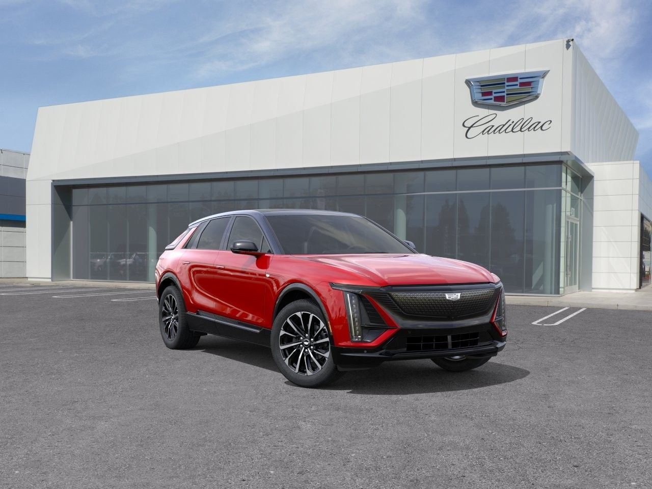 Radiant Red Tintcoat 2026 Cadillac LYRIQ SUV / Crossover All-Wheel Drive 1-Speed Automatic