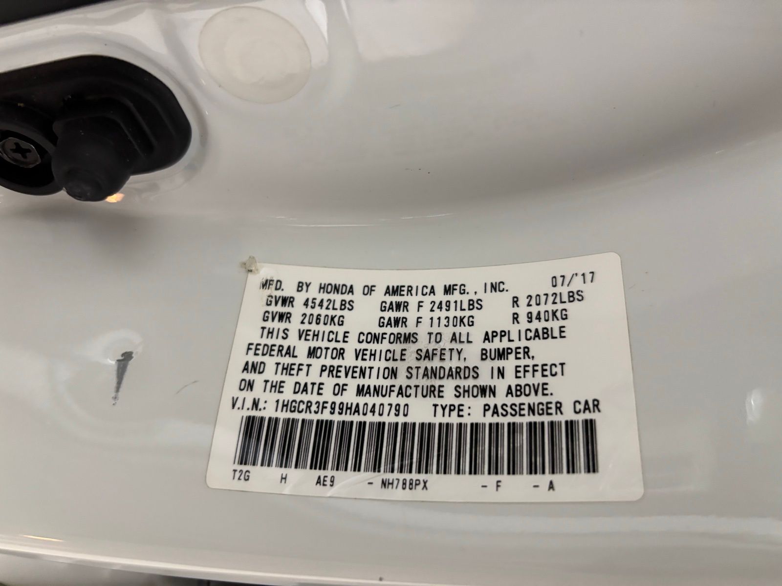 Used Car 2017 Honda Accord  Touring For Sale Under $25,000 In Austin, Texas