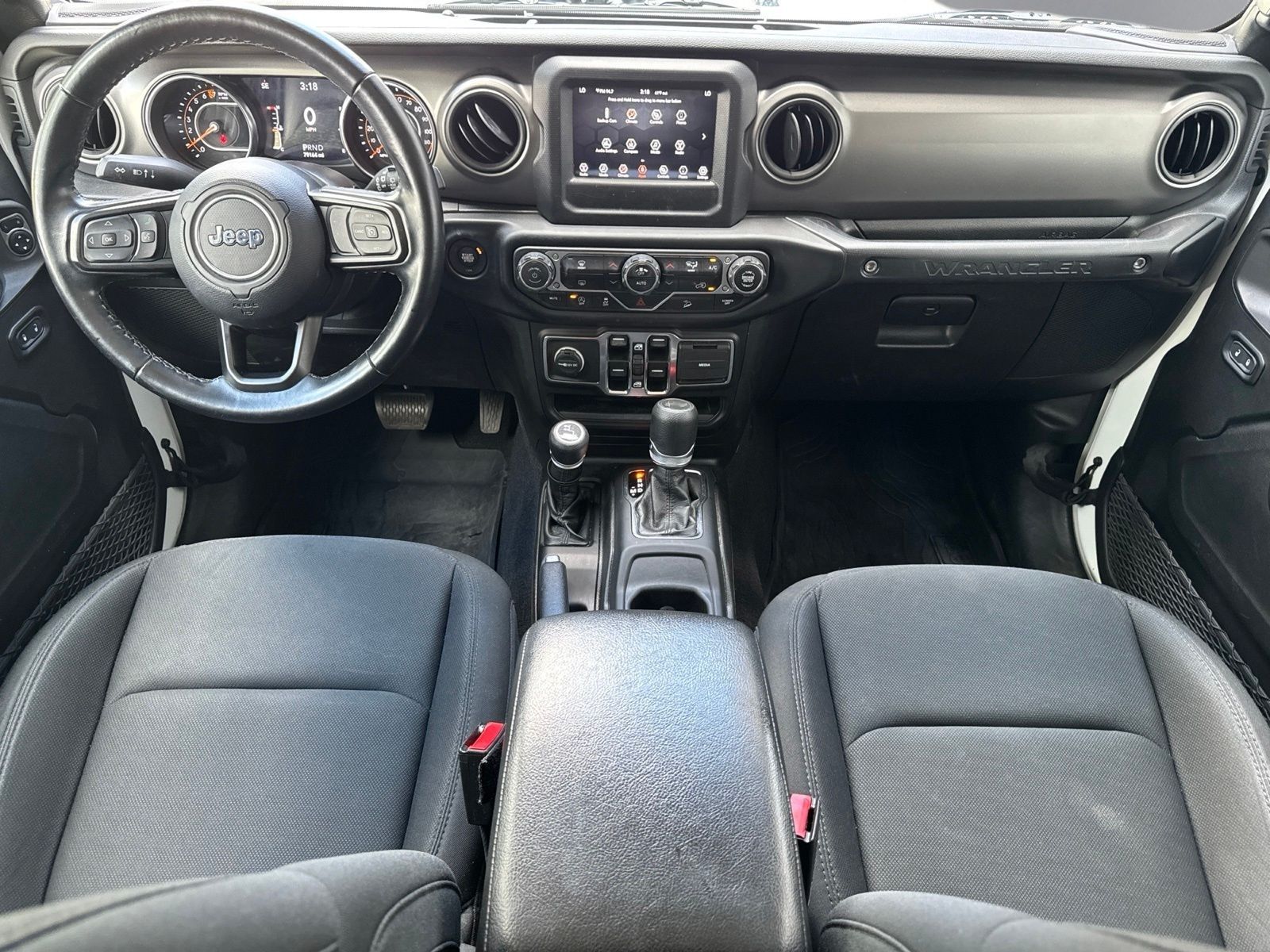 Used 2021 Bright White Clearcoat Jeep Unlimited Willys image 3
