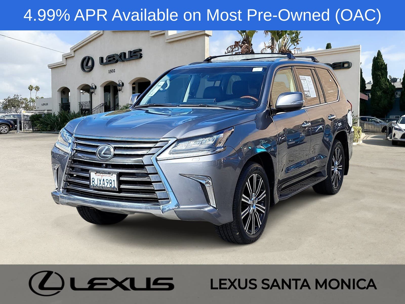 Nebula Gray Pearl 2019 Lexus LX SUV / Crossover  8-Speed Automatic