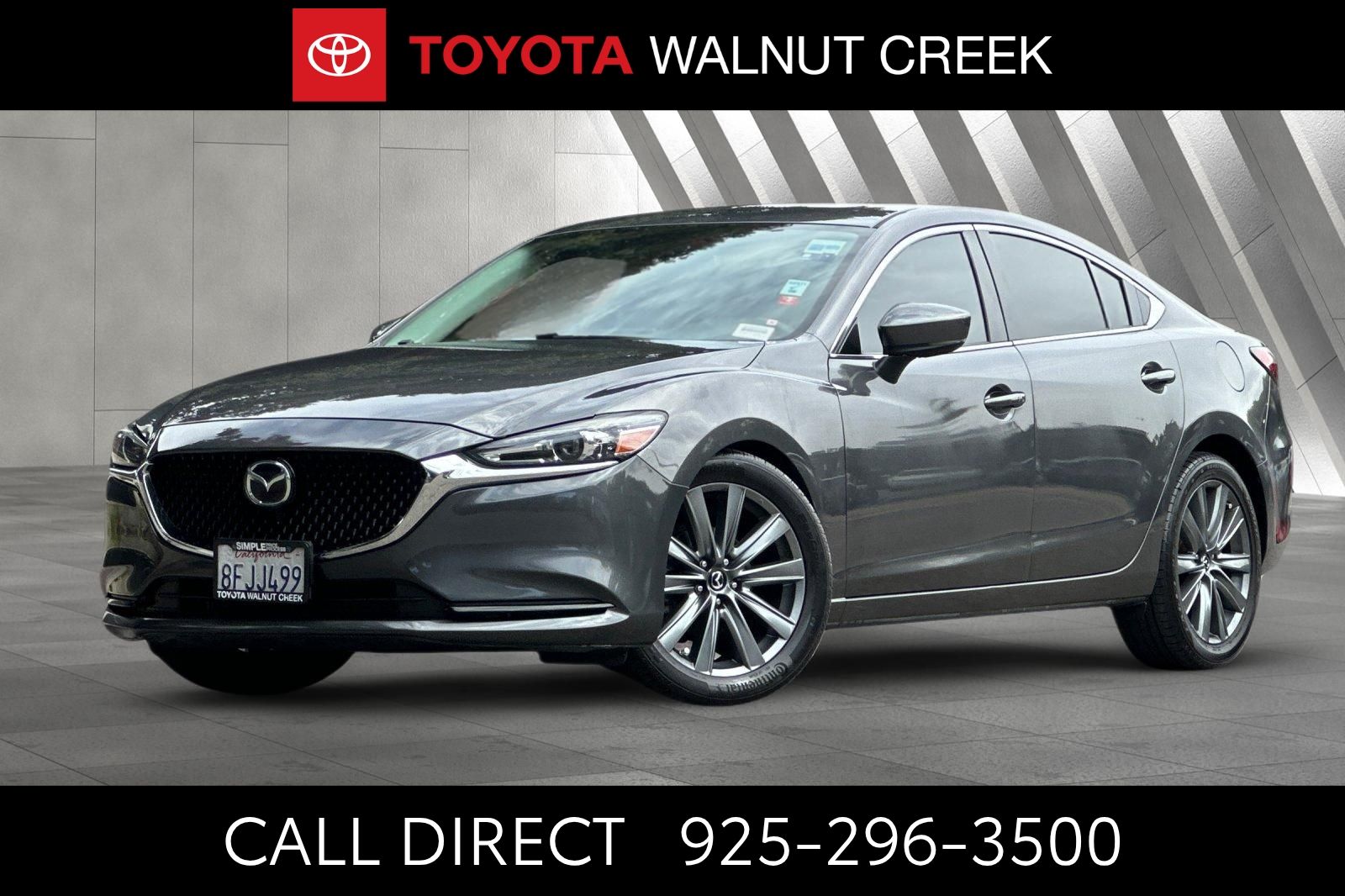 Machine Gray Metallic 2018 Mazda MAZDA6 Sedan Front-Wheel Drive 6-Speed Automatic