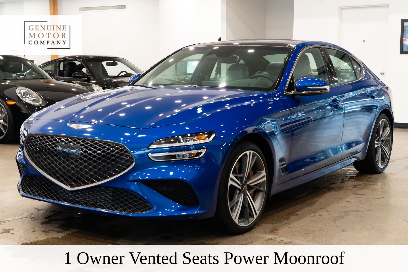 Kawah Blue 2024 Genesis G70 3.3T Sport Advanced RWD Sedan Rear-Wheel Drive 8-Speed Automatic