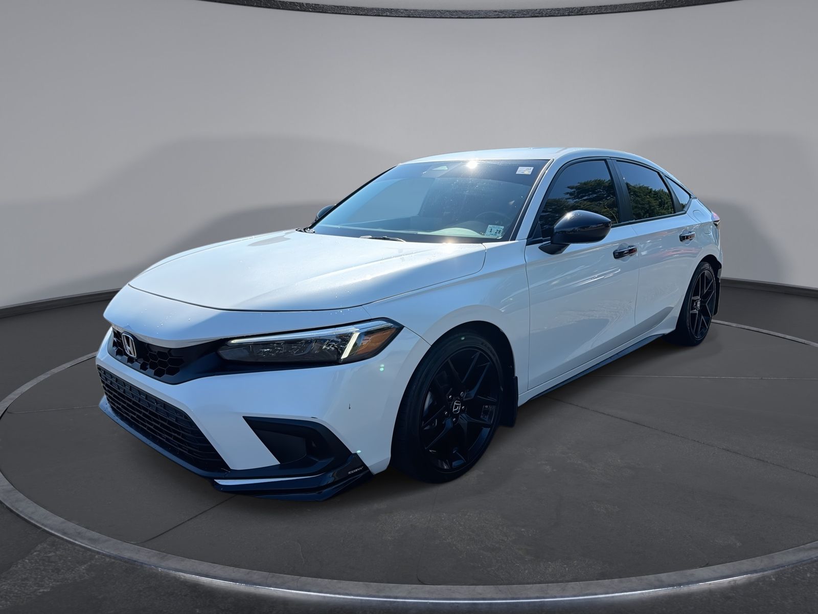 White 2023 Honda Civic Hatchback Hatchback Front-Wheel Drive Continuously Variable Transmission