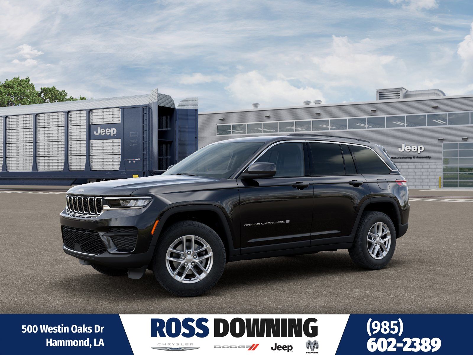 Diamond Black Crystal Pearlcoat 2026 Jeep Grand Cherokee Laredo X RWD SUV / Crossover 4X2 8-Speed Automatic