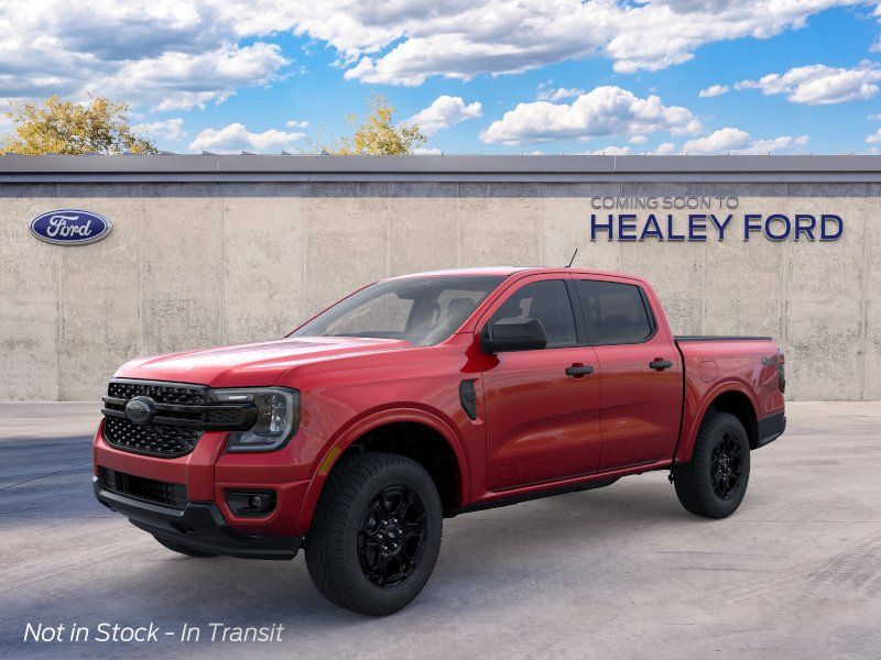 Ruby Red Metallic Tinted Clearcoat 2026 Ford Ranger Pickup Truck Four-Wheel Drive Automatic