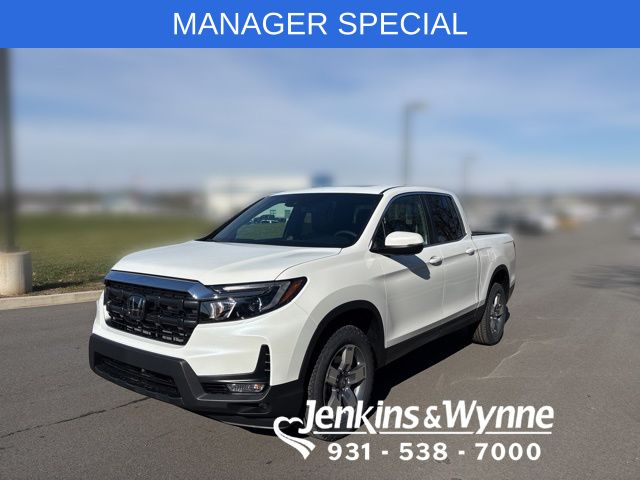 Platinum White Pearl 2026 Honda Ridgeline Pickup Truck All-Wheel Drive 9-Speed Automatic