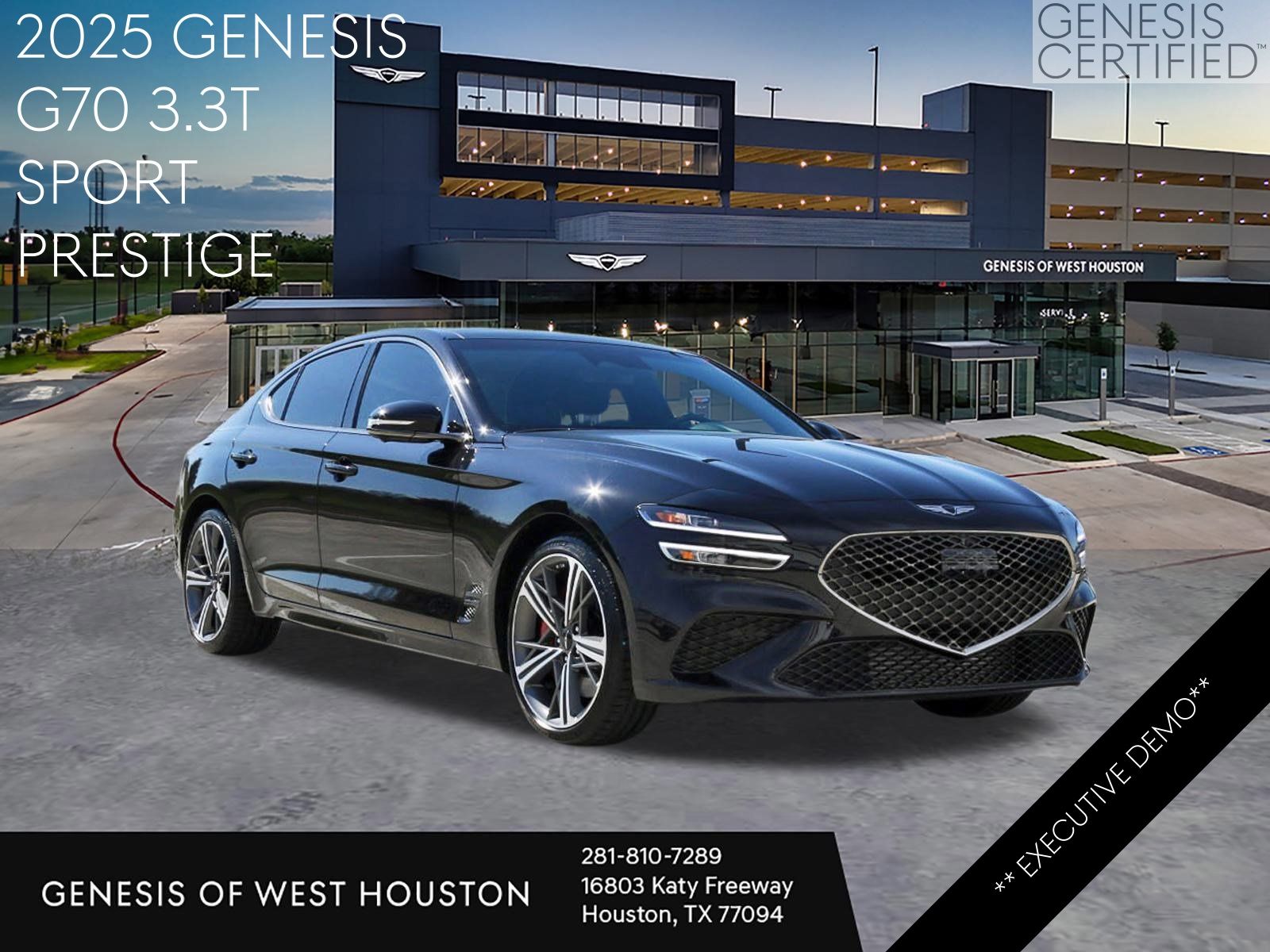 2025 Genesis G70 3.3T Sport Prestige RWD