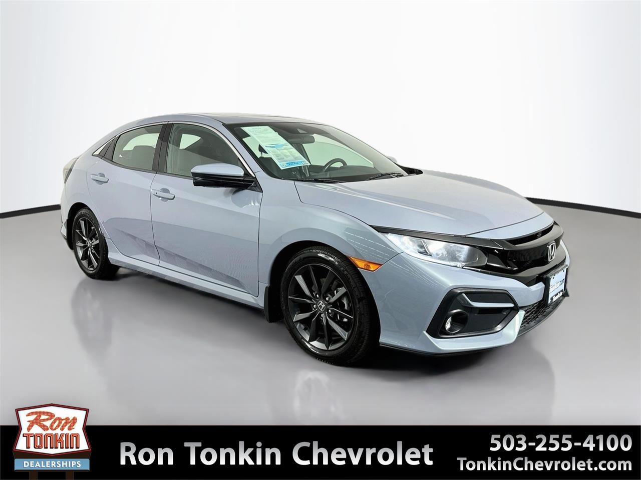Sonic Gray Pearl 2020 Honda Civic Hatchback Hatchback Front-Wheel Drive Continuously Variable Transmission