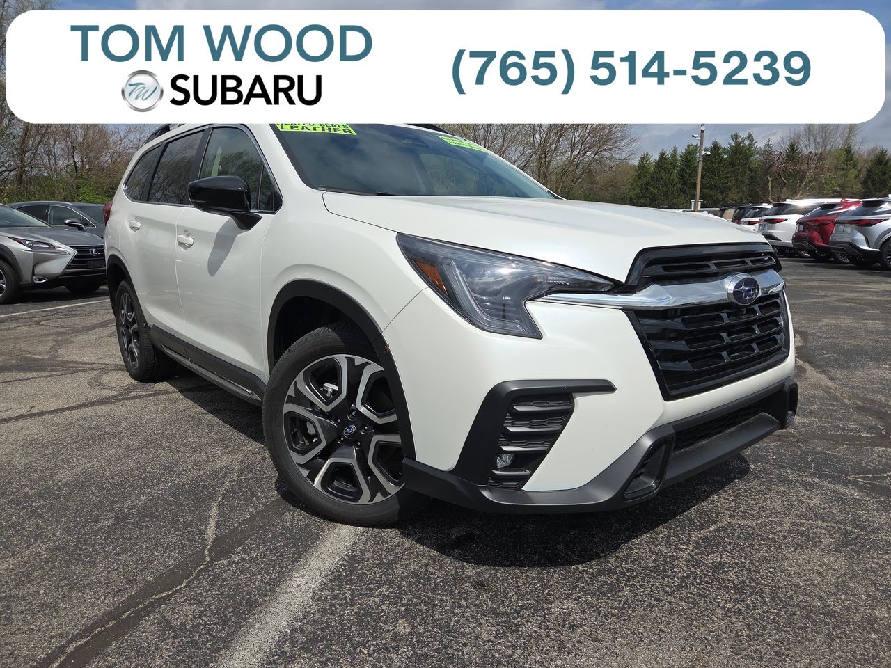 Crystal White Pearl 2025 Subaru Ascent Limited 7-Passenger AWD SUV / Crossover All-Wheel Drive Continuously Variable Transmission