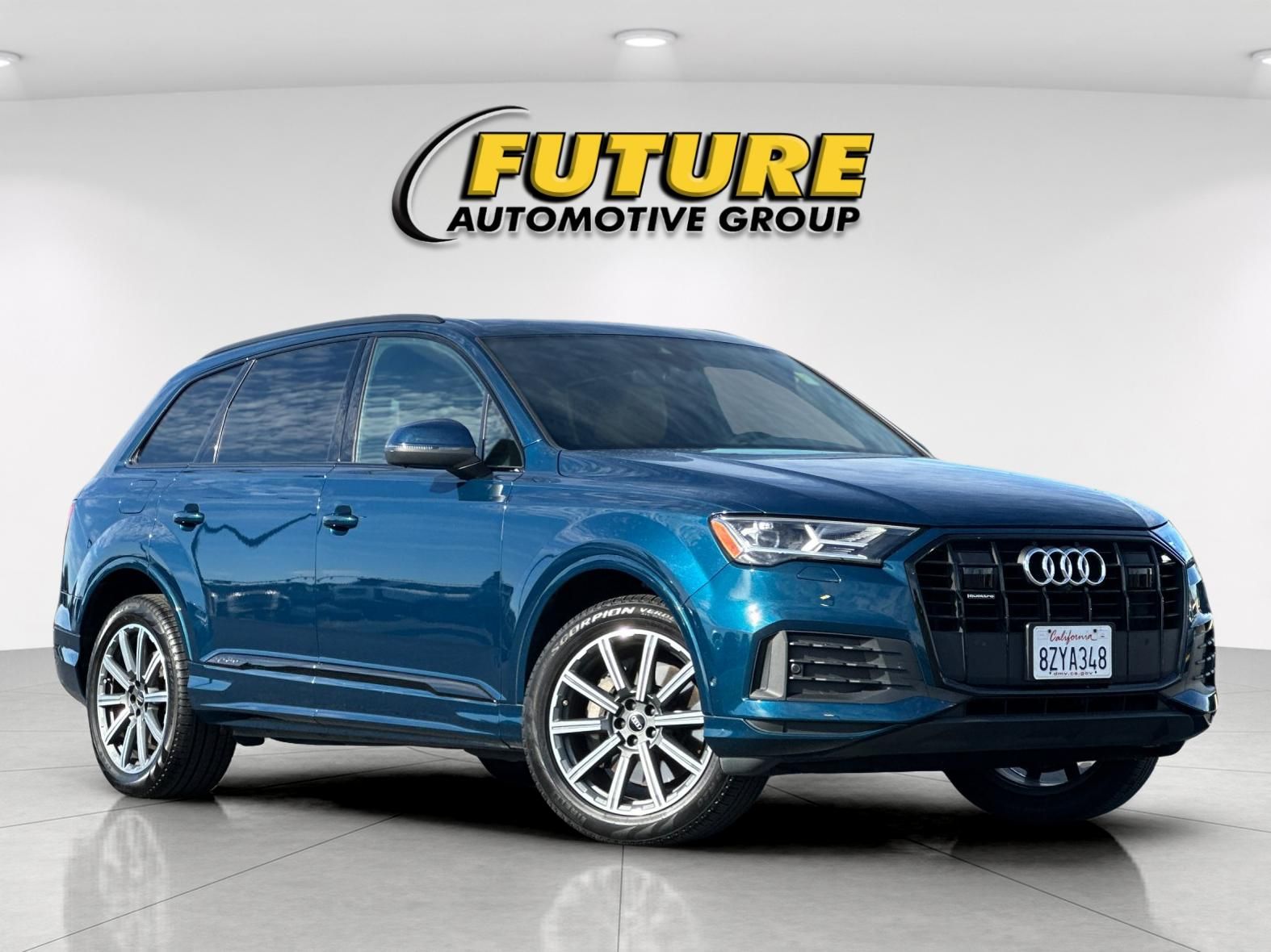 Galaxy Blue Metallic 2022 Audi Q7 SUV / Crossover All-Wheel Drive 8-Speed Automatic