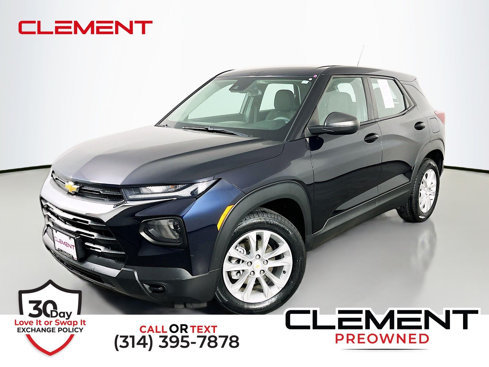 Midnight Blue Metallic 2021 Chevrolet Trailblazer LS FWD SUV / Crossover Front-Wheel Drive Continuously Variable Transmission