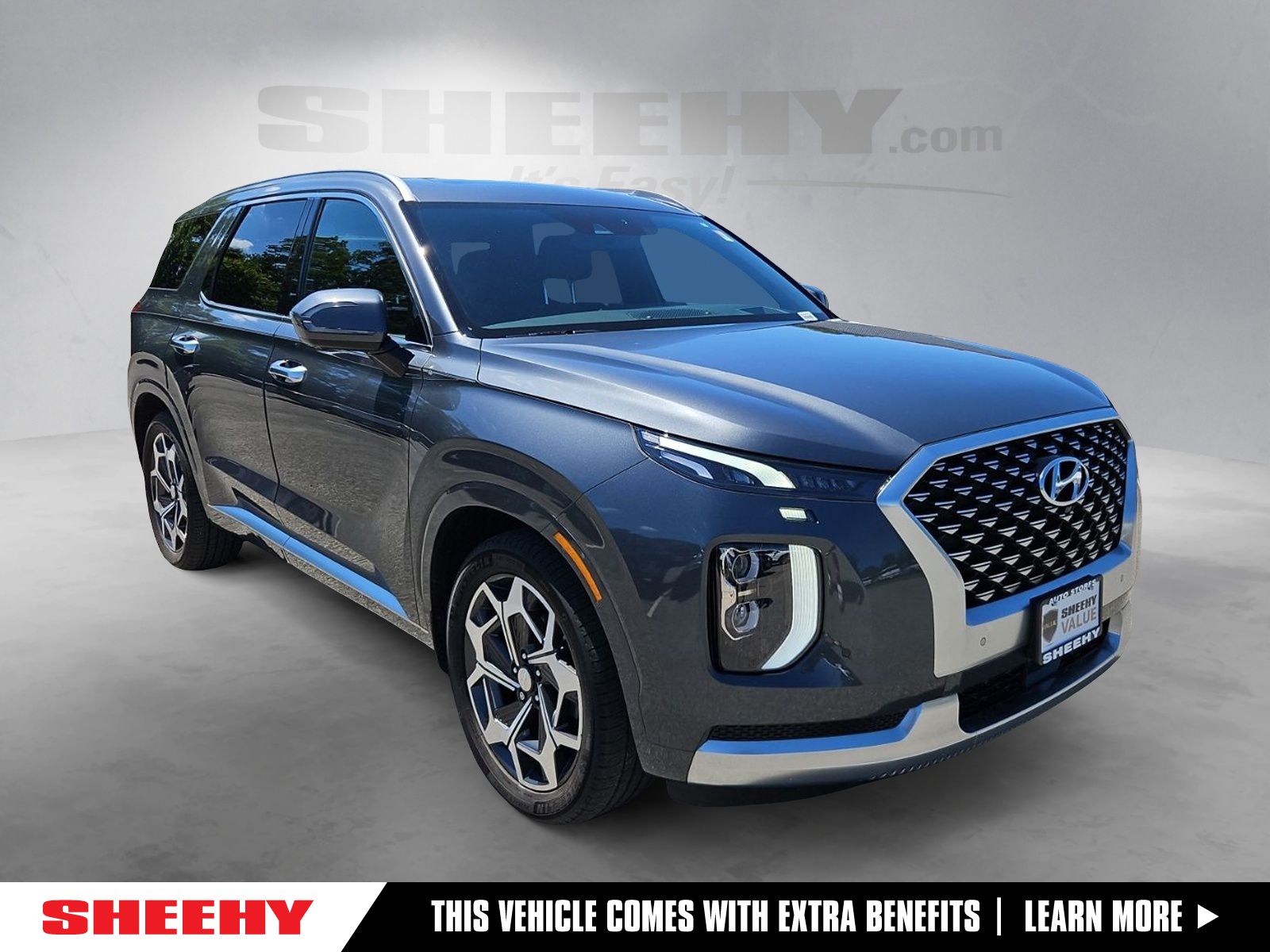 Gray (Graphite) 2021 Hyundai Palisade SUV / Crossover All-Wheel Drive 8-Speed Automatic