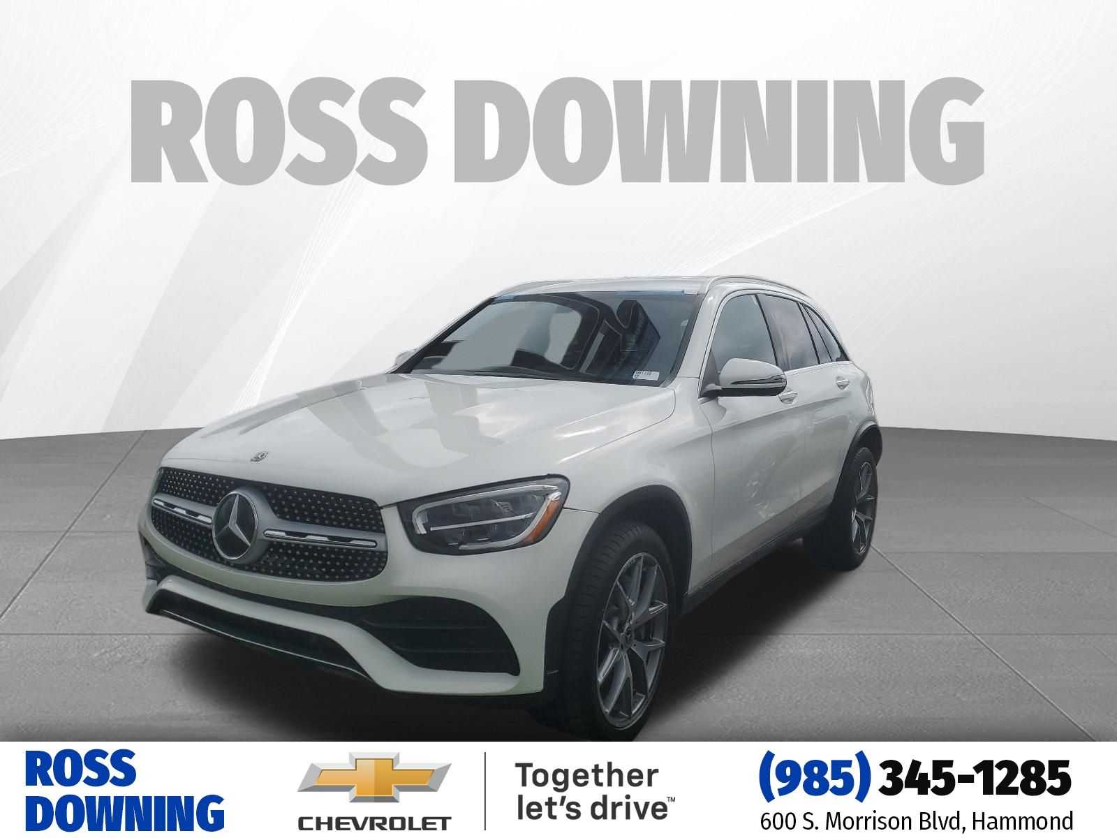 2020 Mercedes-Benz GLC GLC 300 White at Ross Downing Buick GMC