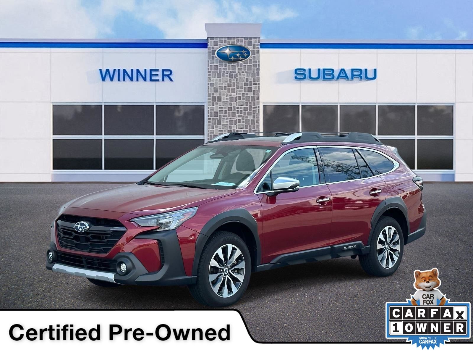 Crimson Red Pearl 2024 Subaru Outback SUV / Crossover All-Wheel Drive Continuously Variable Transmission