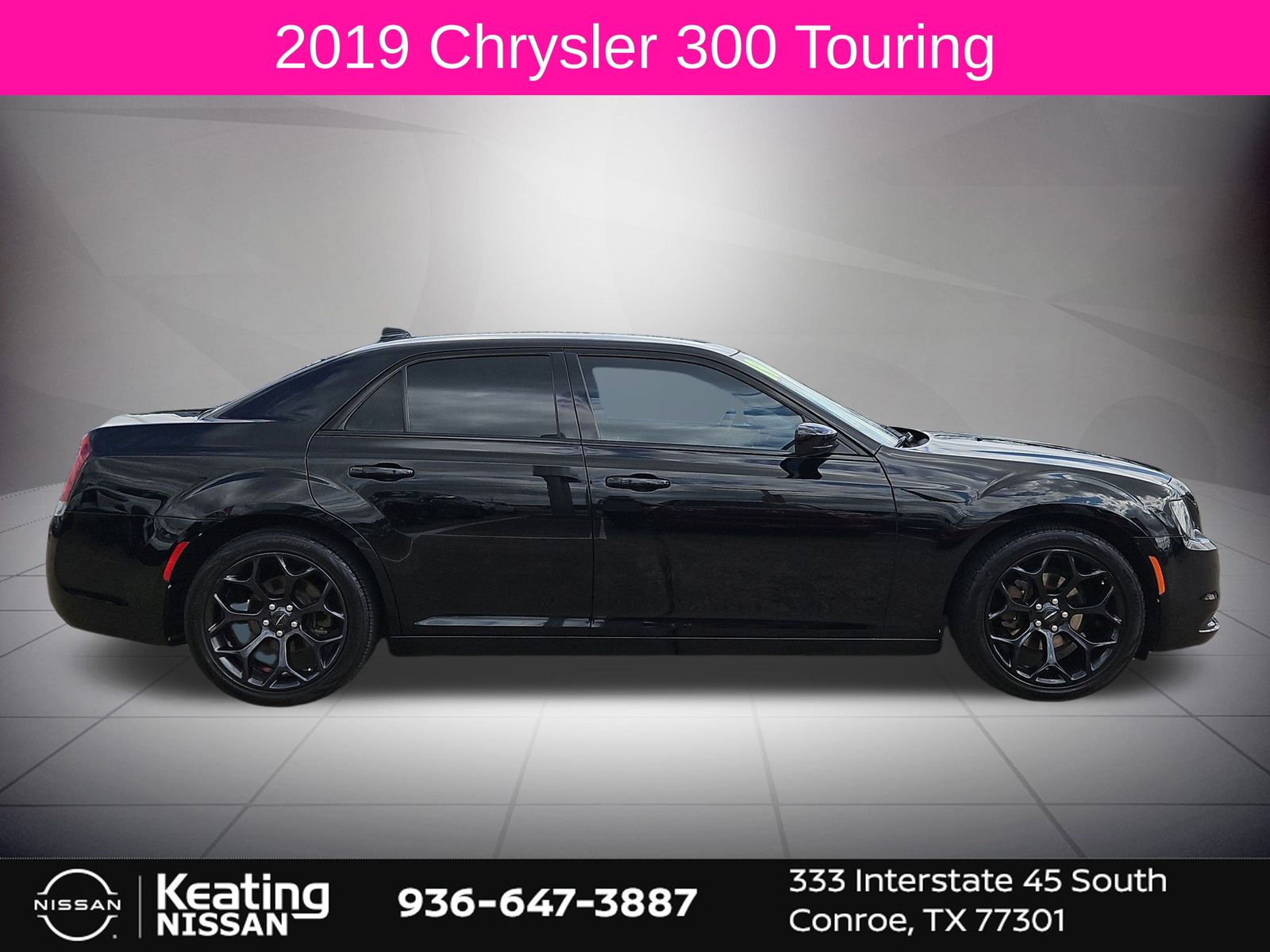 2019 Chrysler 300 Touring Black at Bayway Cadillac of The Woodlands