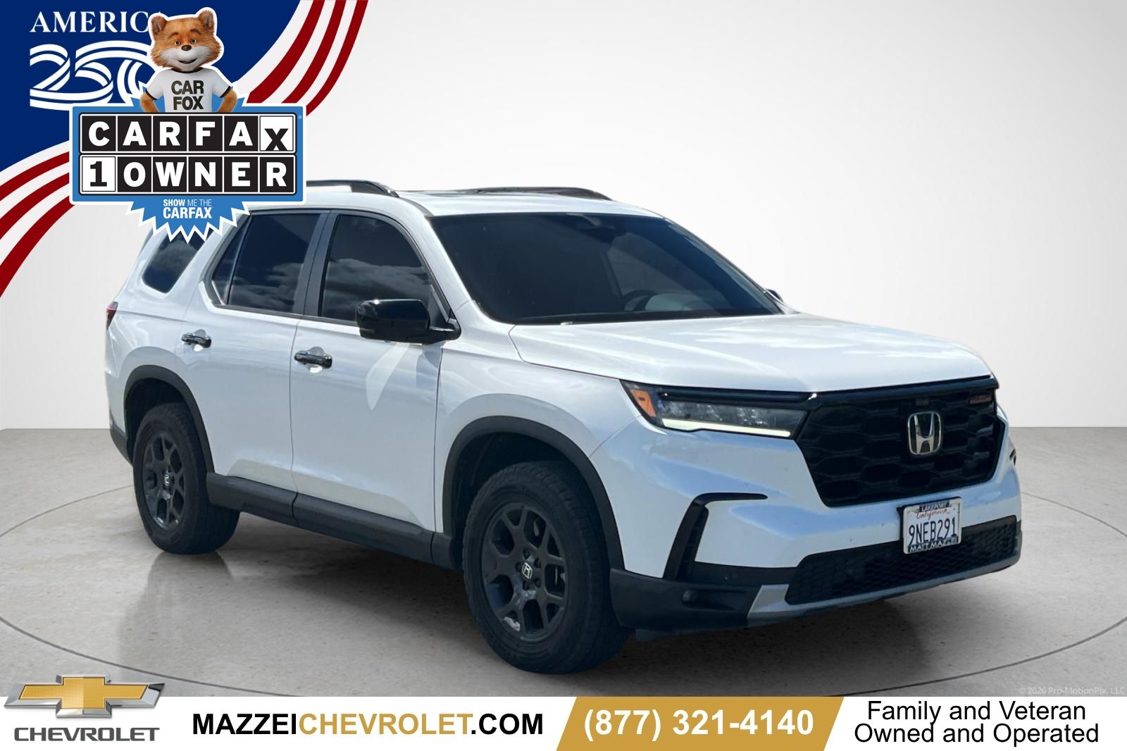 Platinum White Pearl 2025 Honda Pilot SUV / Crossover All-Wheel Drive Automatic