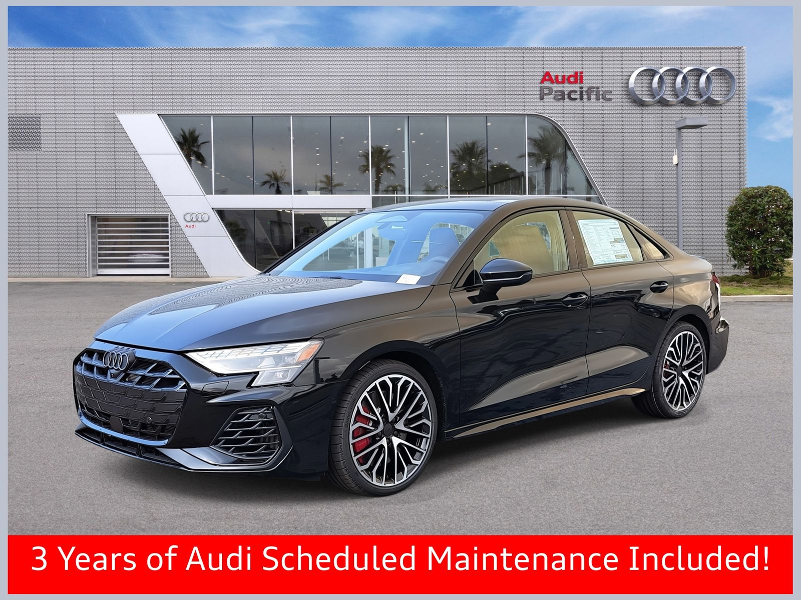 Mythos Black Metallic 2026 Audi S3 Sedan All-Wheel Drive 7-Speed Automatic