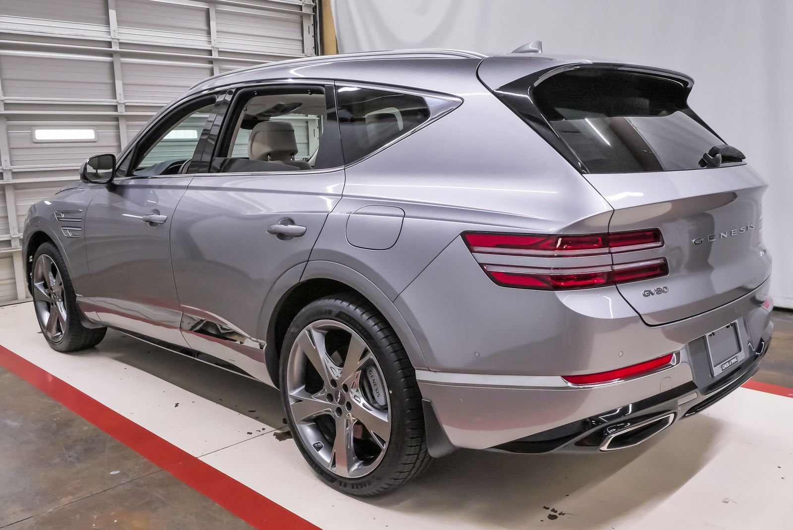 2023 Genesis GV80 3.5T Silver at Emmons Autoplex