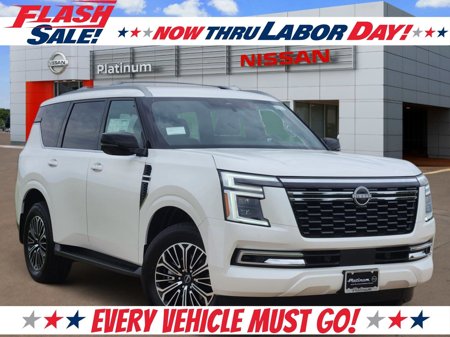 Aspen White Tricoat 2026 Nissan Armada SUV / Crossover Four-Wheel Drive 9-Speed Automatic