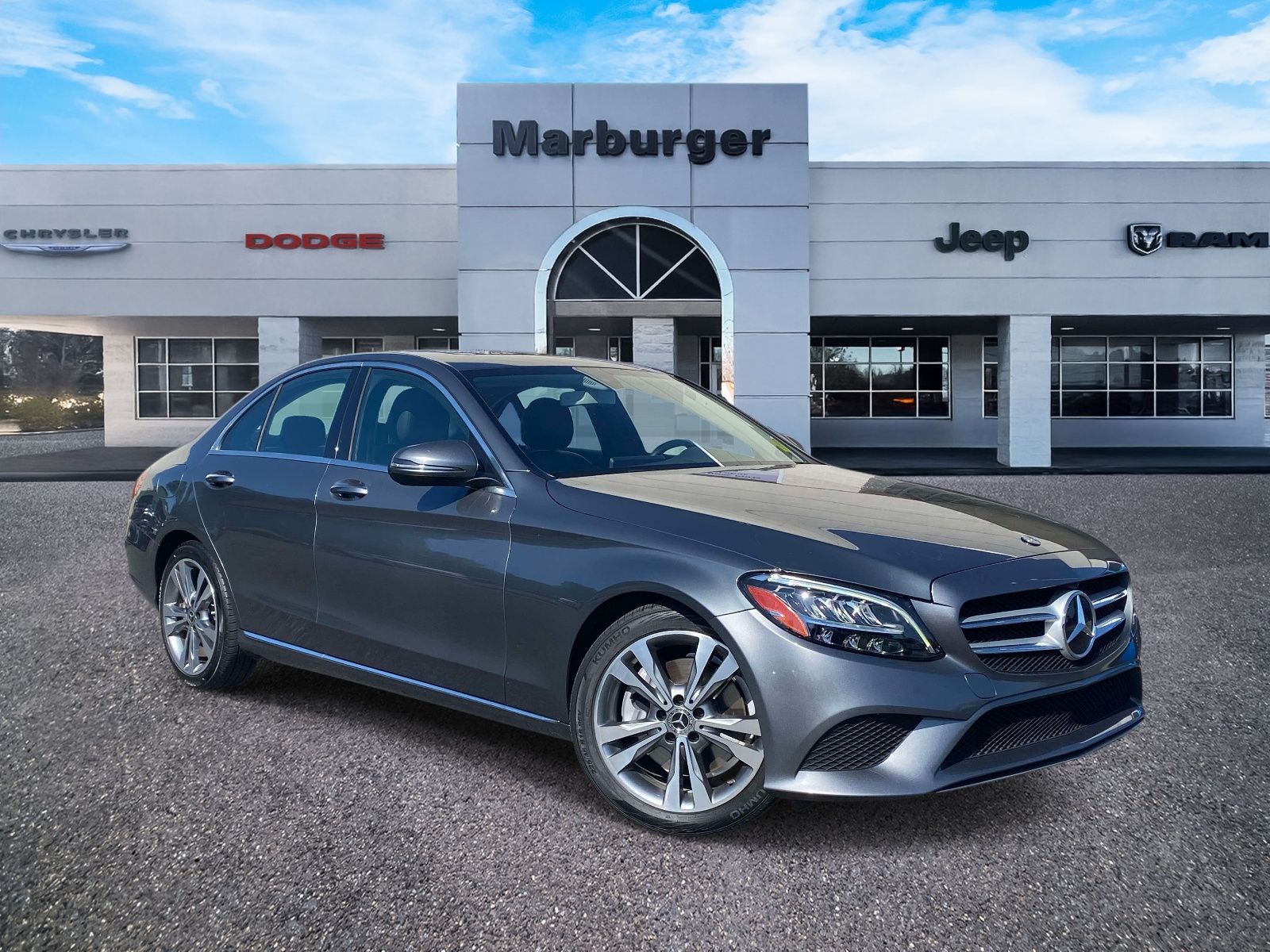 Black 2019 Mercedes-Benz C-Class C 300 RWD Sedan Rear-Wheel Drive 9-Speed Automatic