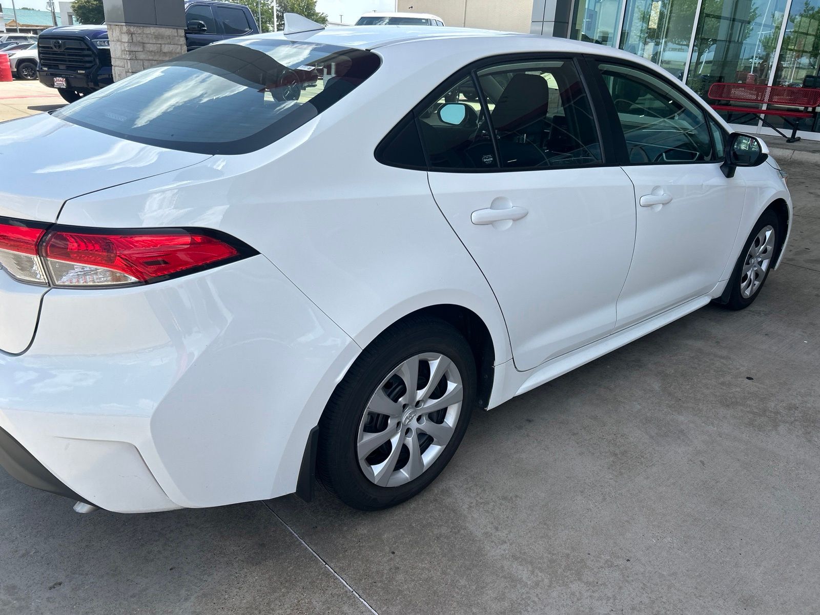 Used 2024 White Toyota LE image 10