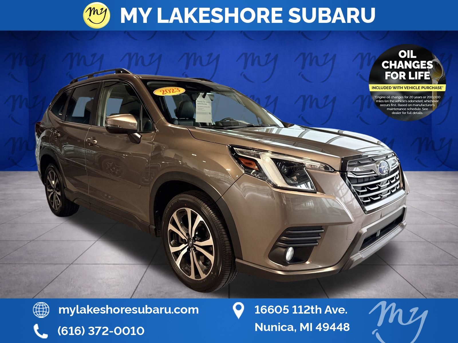 Brilliant Bronze Metallic 2023 Subaru Forester Limited Crossover AWD SUV / Crossover All-Wheel Drive Continuously Variable Transmission
