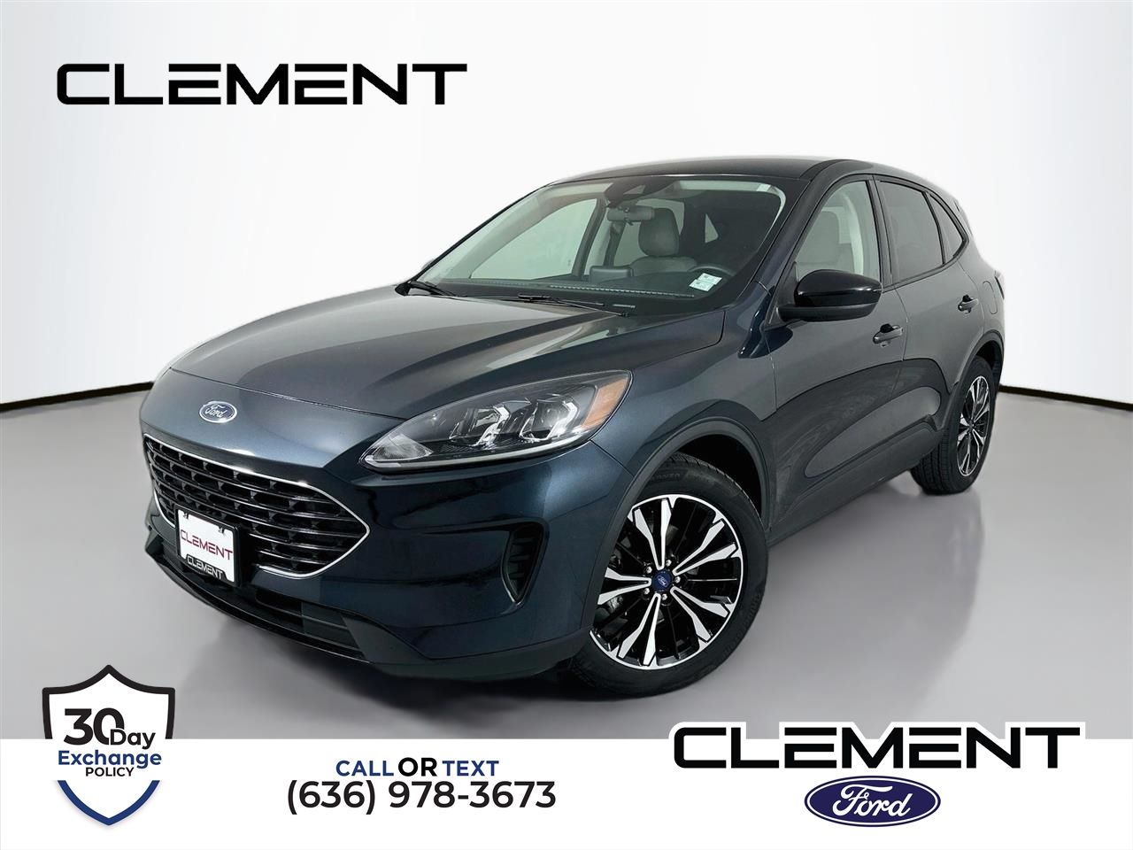 Stone Blue Metallic 2022 Ford Escape SUV / Crossover Front-Wheel Drive 8-Speed Automatic