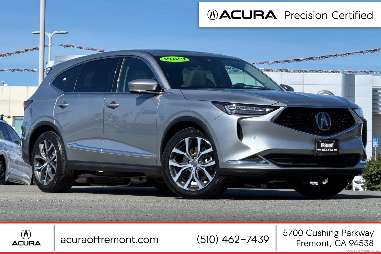 Liquid Carbon Metallic 2023 Acura MDX SH-AWD with Technology Package SUV / Crossover All-Wheel Drive Automatic