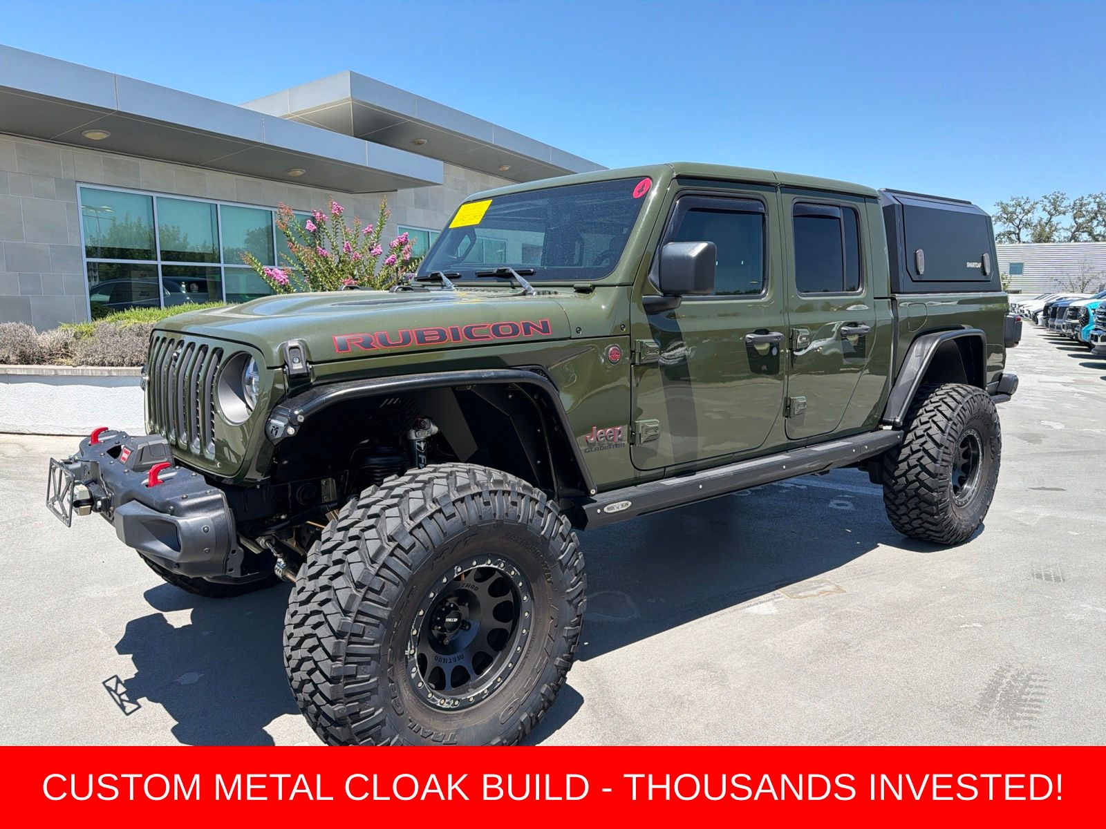 Sarge Green Clearcoat 2021 Jeep Gladiator Pickup Truck Four-Wheel Drive 8-Speed Automatic