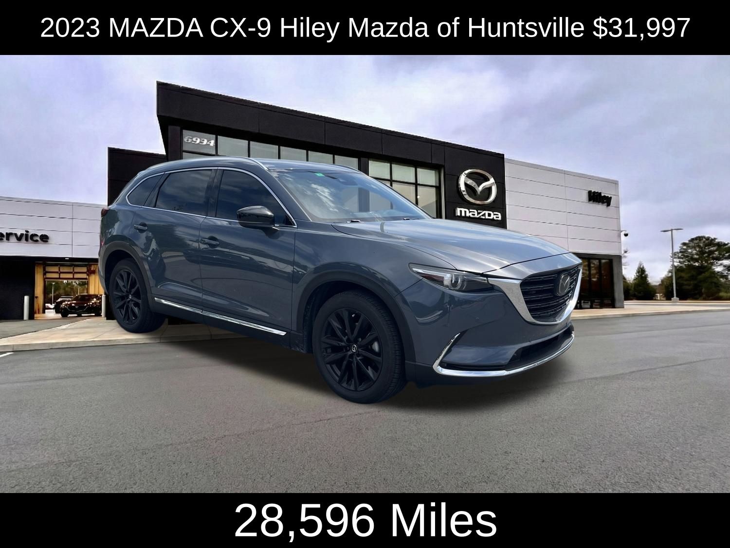 Polymetal Gray Metallic 2023 Mazda CX-9 Carbon Edition AWD SUV / Crossover All-Wheel Drive 6-Speed Automatic