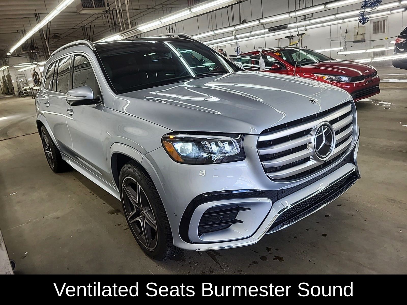 Cirrus Silver Metallic 2025 Mercedes-Benz GLS 450 4MATIC SUV / Crossover All-Wheel Drive 9-Speed Automatic