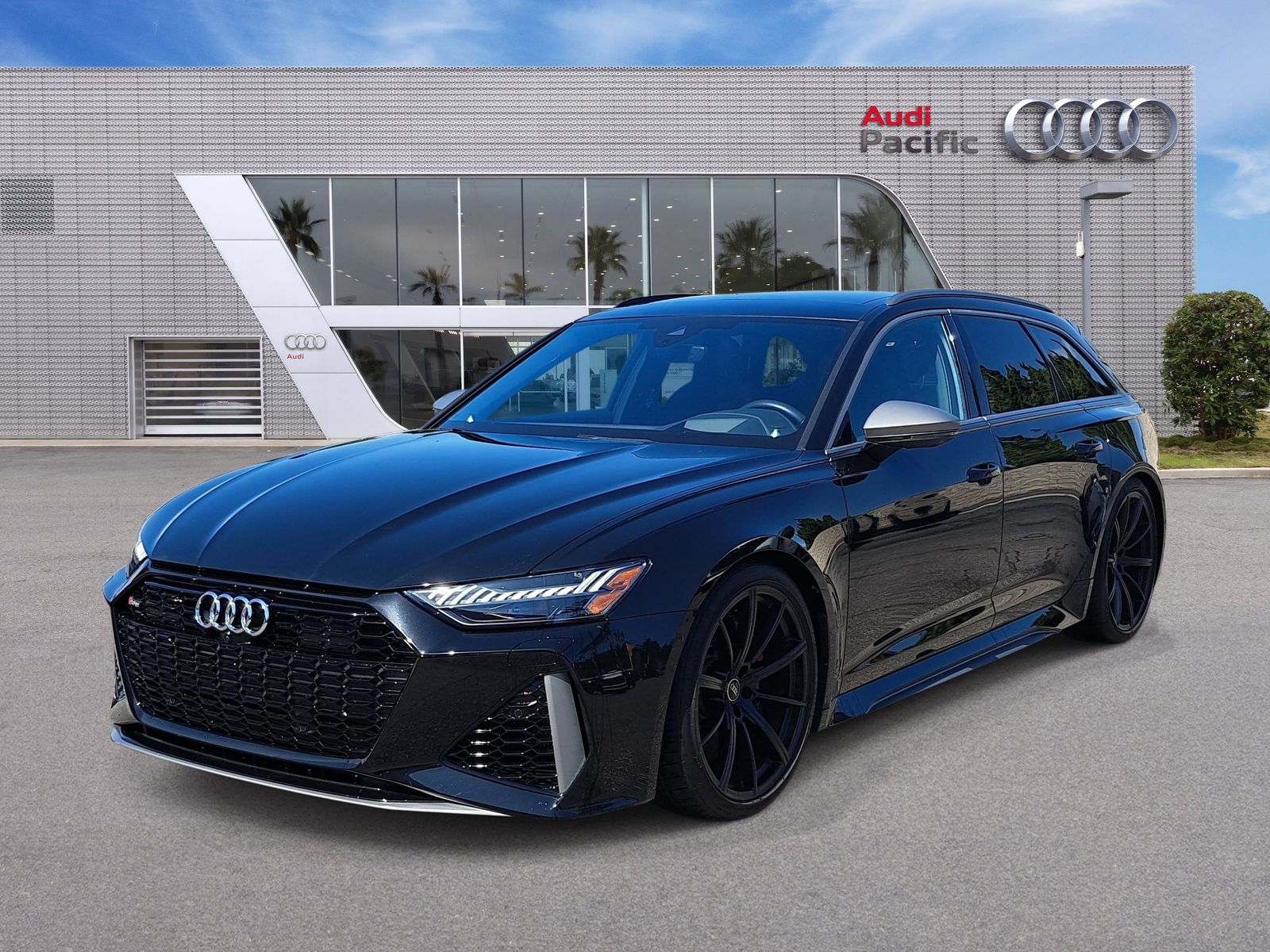 Mythos Black Metallic 2025 Audi RS 6 Avant Wagon All-Wheel Drive 8-Speed Automatic