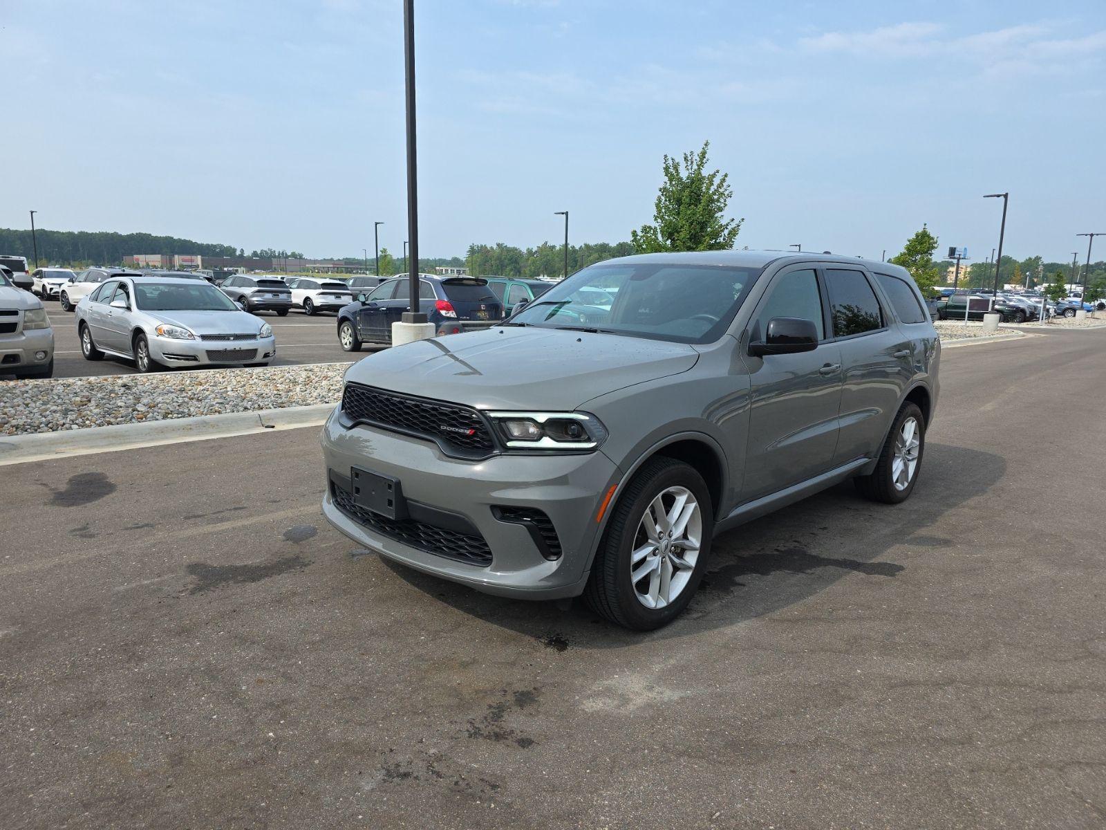 Gray Clearcoat 2025 Dodge Durango SUV / Crossover All-Wheel Drive 8-Speed Automatic