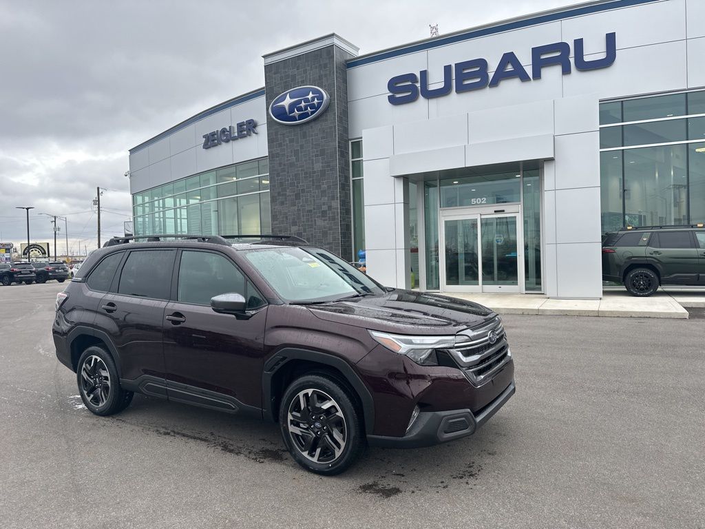 Dark Mahogany Pearl 2026 Subaru Forester Limited Crossover AWD SUV / Crossover All-Wheel Drive Continuously Variable Transmission