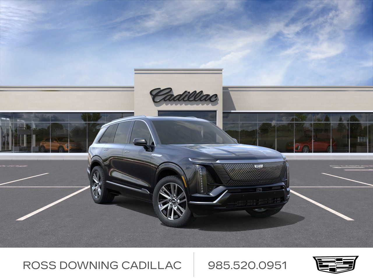 Stellar Black Metallic 2027 Cadillac VISTIQ SUV / Crossover All-Wheel Drive 1-Speed Automatic