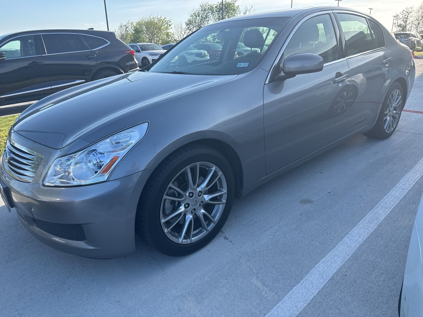 Gray (Platinum Graphite Metallic) 2007 INFINITI G35 Journey Sedan RWD Sedan Rear-Wheel Drive 5-Speed Automatic Overdrive