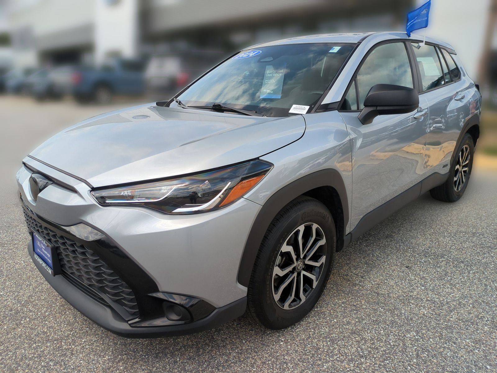Silver 2024 Toyota Corolla Cross Hybrid SUV / Crossover All-Wheel Drive Continuously Variable Transmission