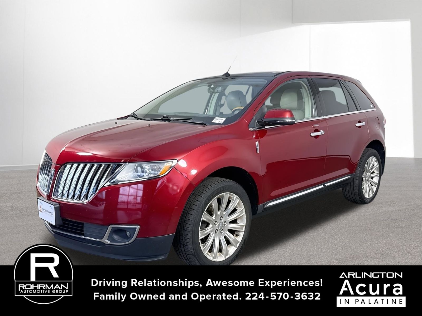 Red (Ruby) 2013 Lincoln MKX AWD SUV / Crossover All-Wheel Drive 6-Speed Automatic