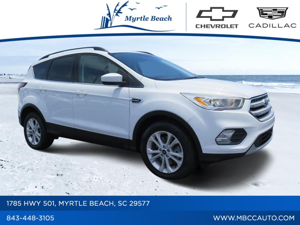 Oxford White 2018 Ford Escape SEL AWD SUV / Crossover All-Wheel Drive 6-Speed Automatic