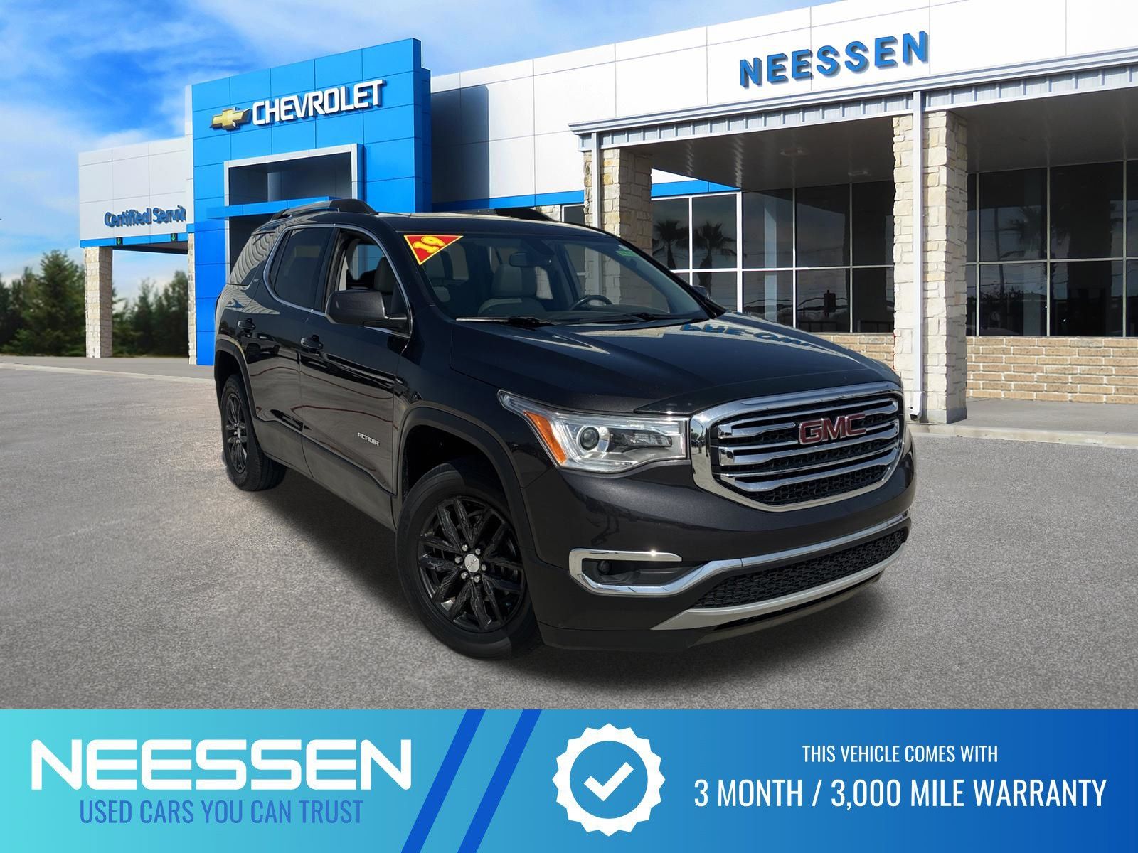 Gray (Iridium Metallic) 2019 GMC Acadia SUV / Crossover Front-Wheel Drive 6-Speed Automatic