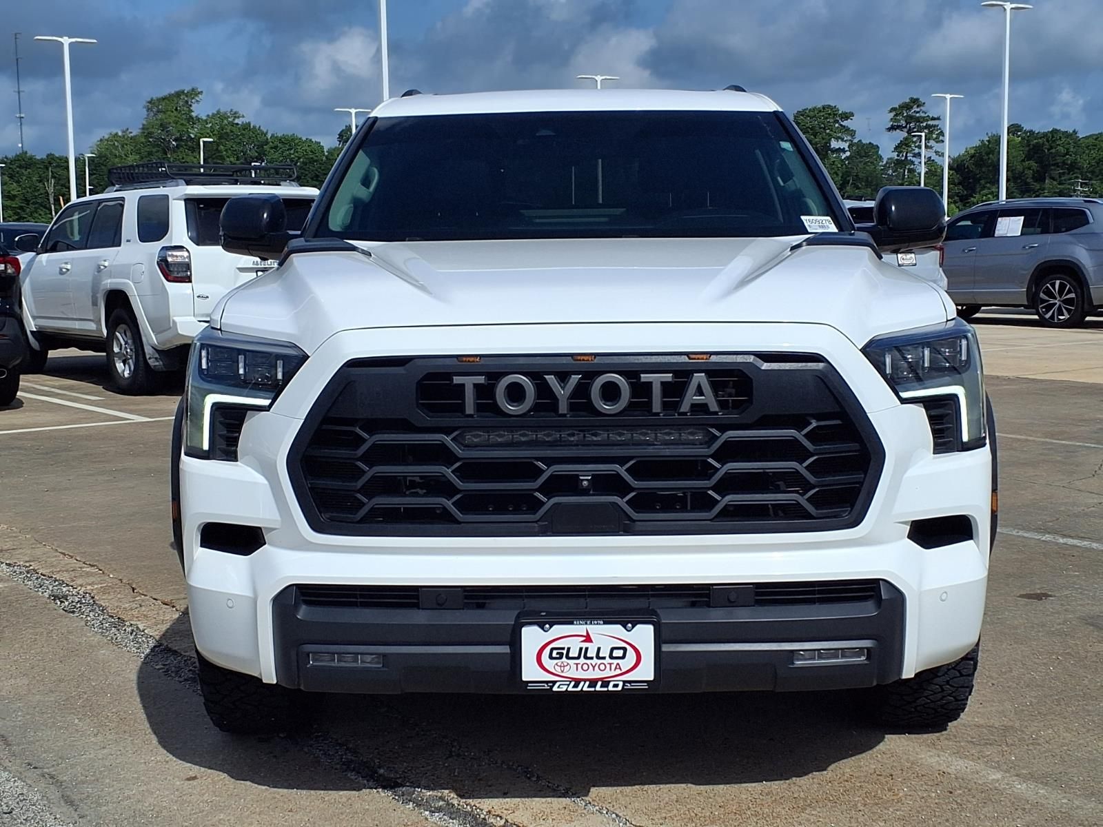2023 Toyota Sequoia TRD Pro White at Bayway Cadillac of The Woodlands