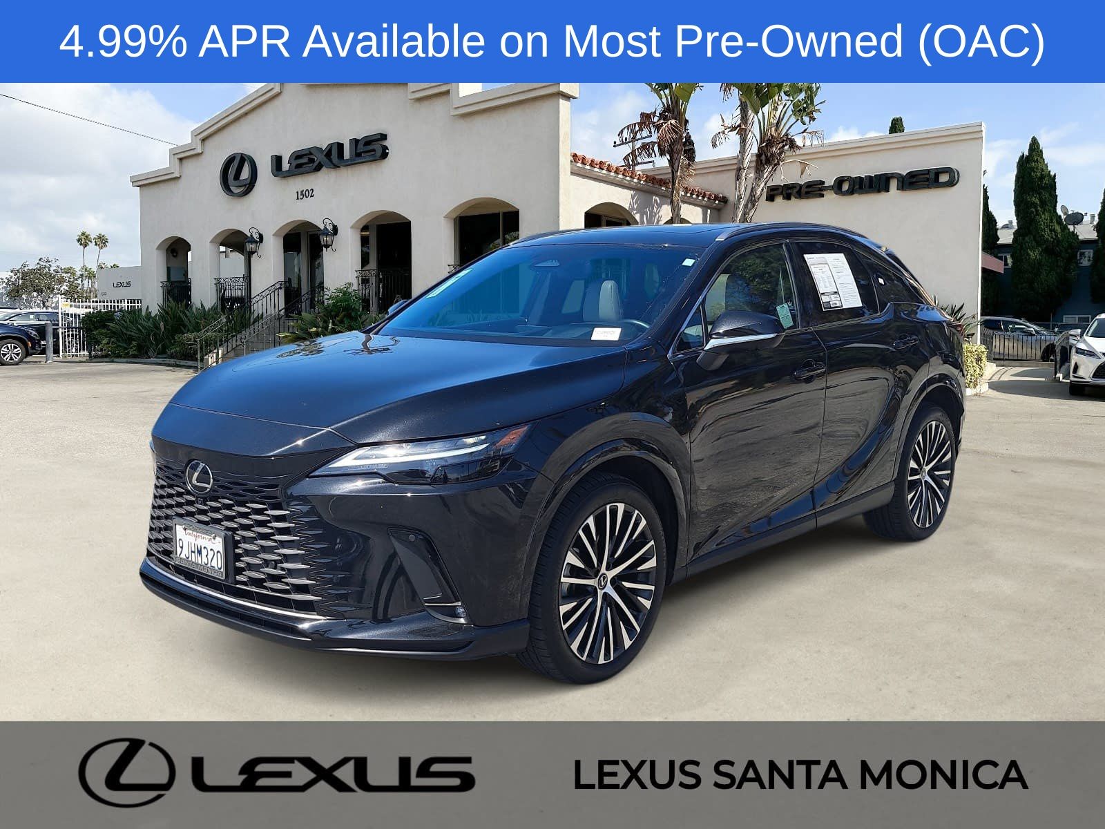 Black (Caviar) 2023 Lexus RX SUV / Crossover All-Wheel Drive 8-Speed Automatic