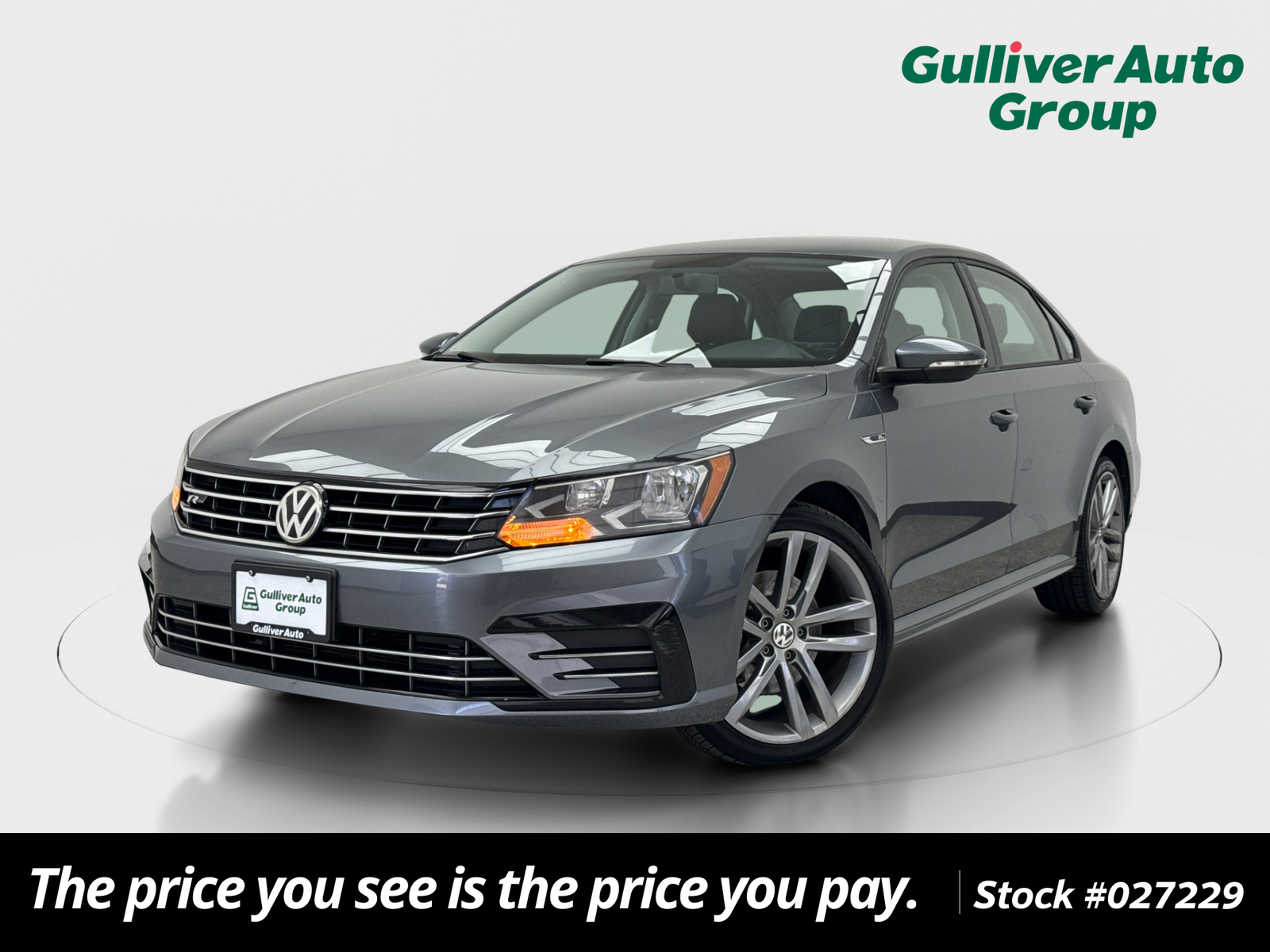 Gray 2018 Volkswagen Passat Sedan Front-Wheel Drive 6-Speed Automatic
