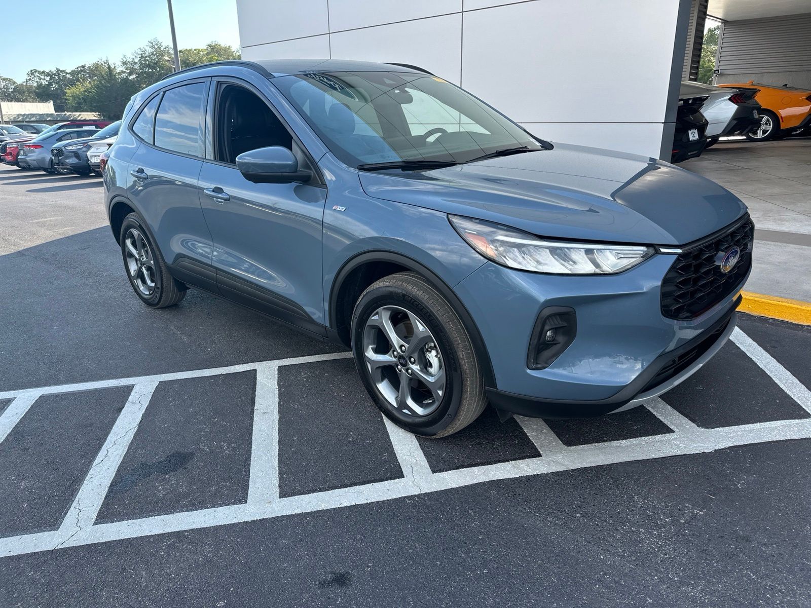 Vapor Blue 2025 Ford Escape Hybrid ST-Line Select AWD SUV / Crossover All-Wheel Drive Continuously Variable Transmission